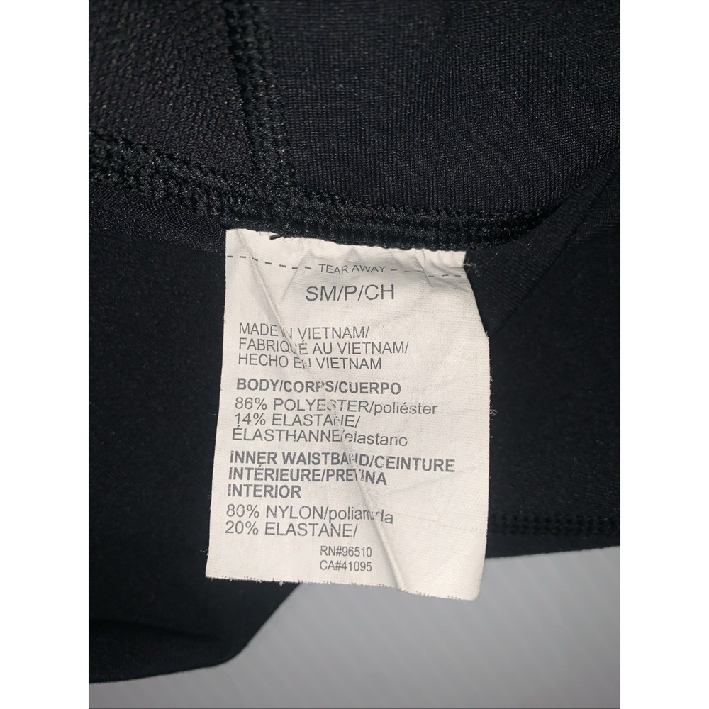 Under Armour Women's Small Mid Rise Ankle Leggings Black Athletic Activewear Gym - Picture 5 of 8